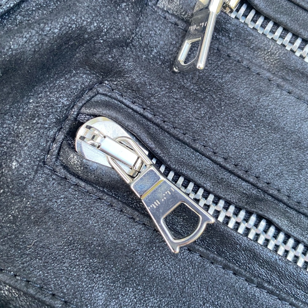 Ben Taverniti Unravel Project Zippered Leather Skinny… - Gem